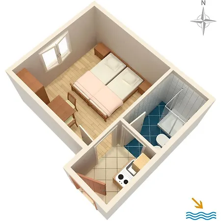 Apartament By The Sea Orij, Omis - 2810 *